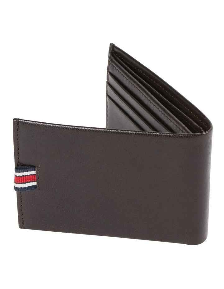 Dark Brown Leather Slim Tri-Fold Wallet