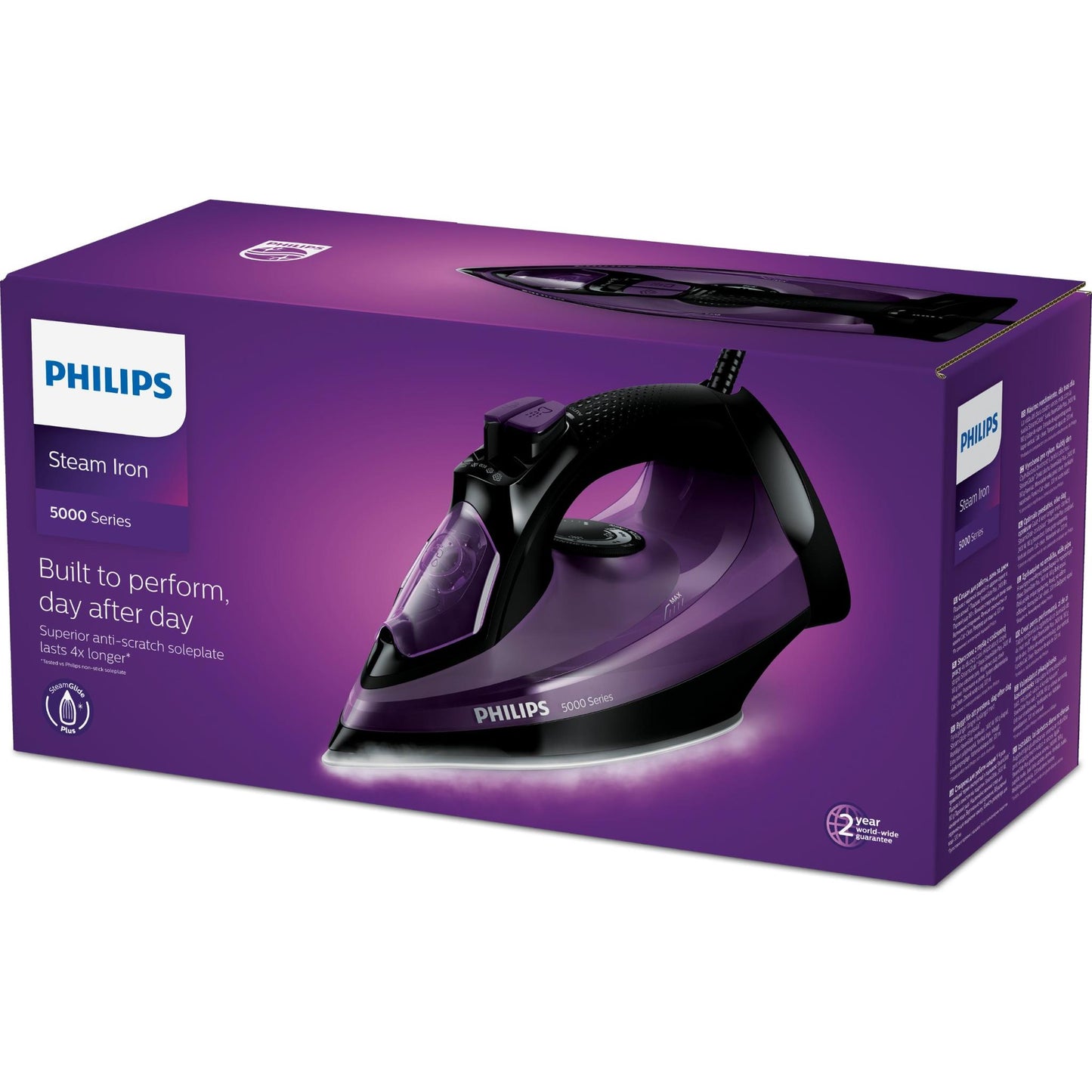 Philips 5000 Series Steam Iron (Dark Purple)