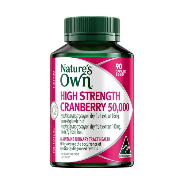 NATURE'S OWN HIGH STRENGTH CRANBERRY 50-000MG 90PK
