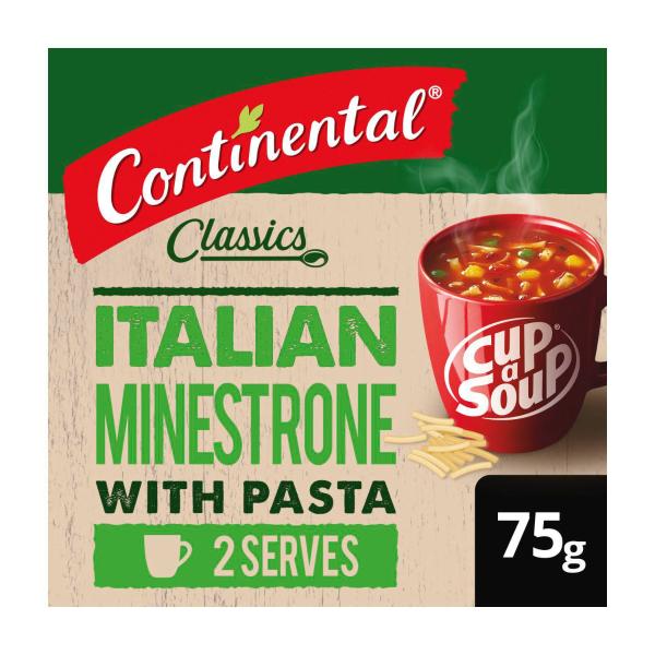 CONTINENTAL CAS HEARTY SOUP Q2S:MINESTRONE ITA:.:75 GRAM