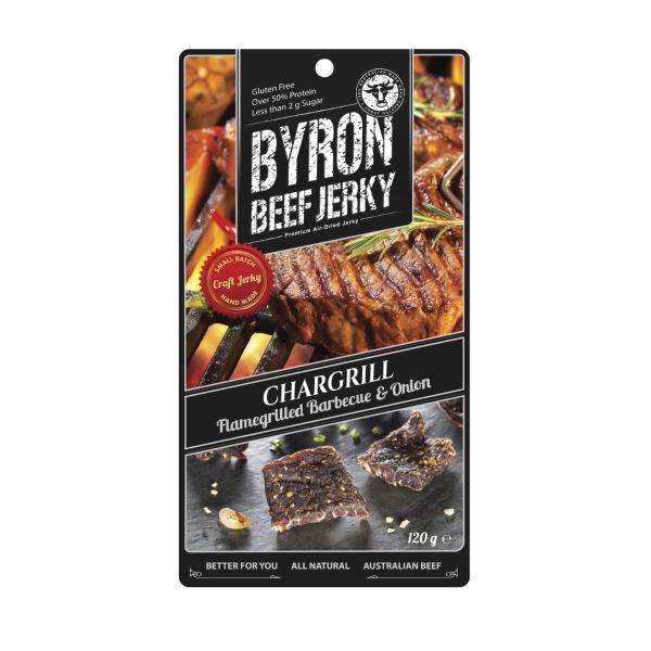 BYRON BEEF JERKY FLAME GRILLED 120 GRAM