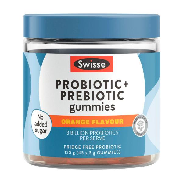 SWISSE GUMMIES PROBIOTIC & PREBIOTIC 45 PACK