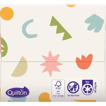 Quilton 3 Ply Soft Large & Thick Hypo-Allergenic Facial Tissue 96 pack