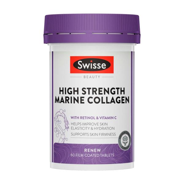 SWISSE HIGH STRENGTH MARINE COLLAGEN 60PK