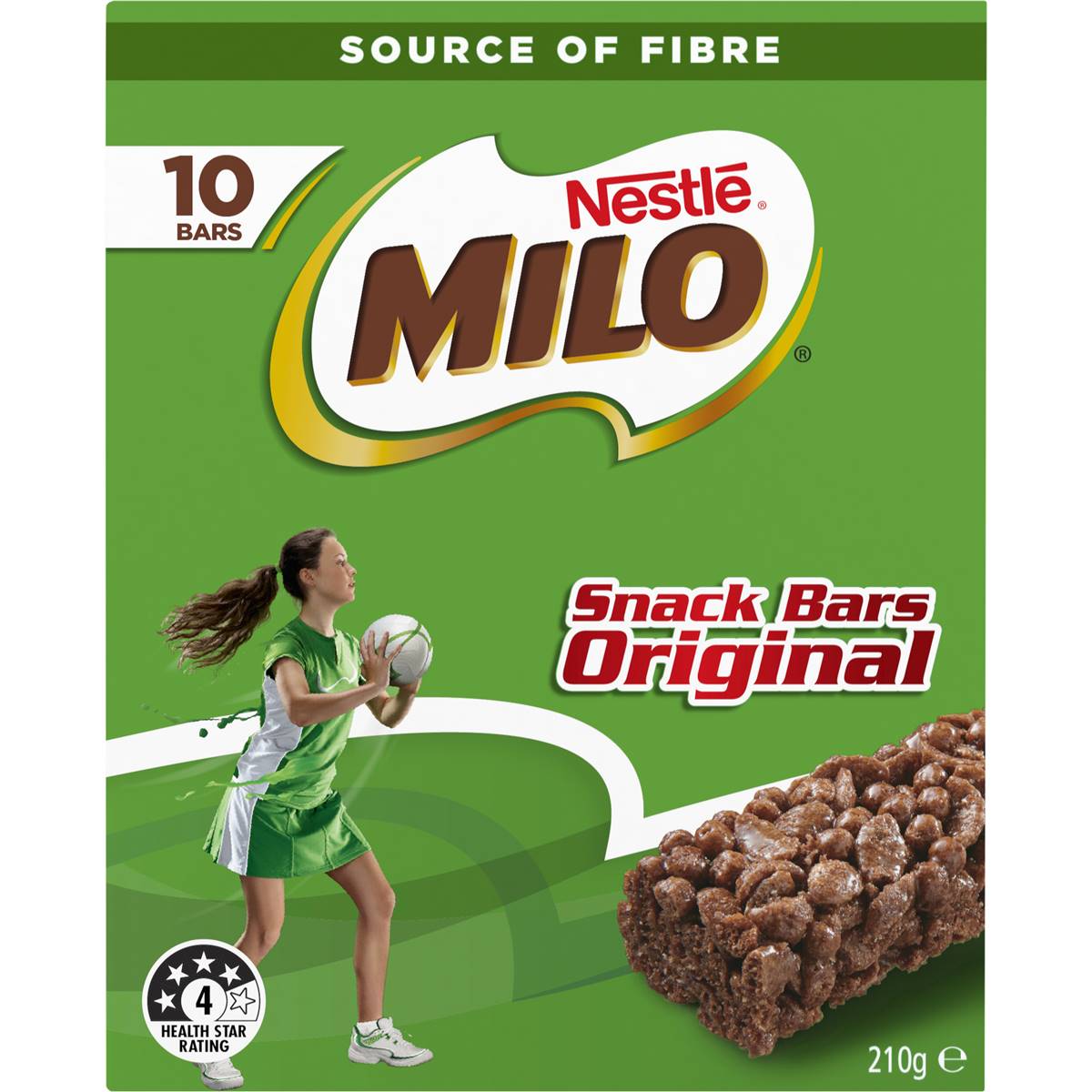 Nestle Milo Snack Bars Original 10 Pack