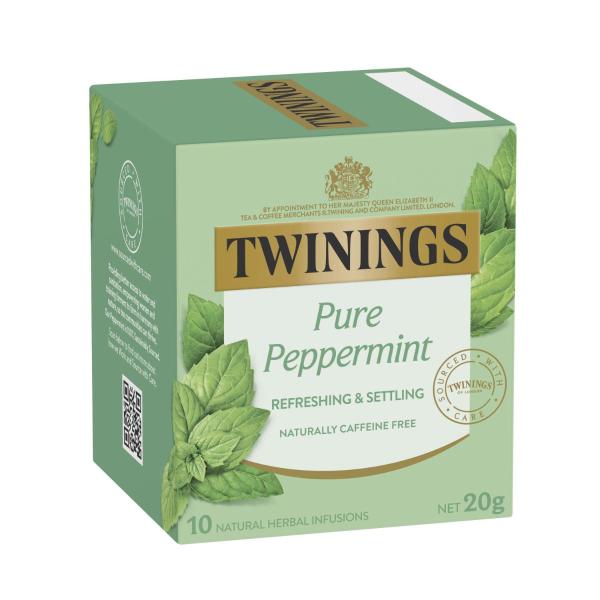 TWININGS PURE PEPPERMINT INFUSIONS TEA BAGS 10 PACKS