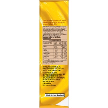 Fibre One 90 Calorie Lemon Drizzle Squares 5 Pack 120g