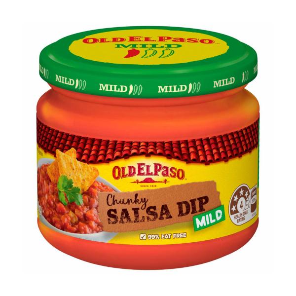 OLD EL PASO MILD CHUNKY SALSA DIP 312G