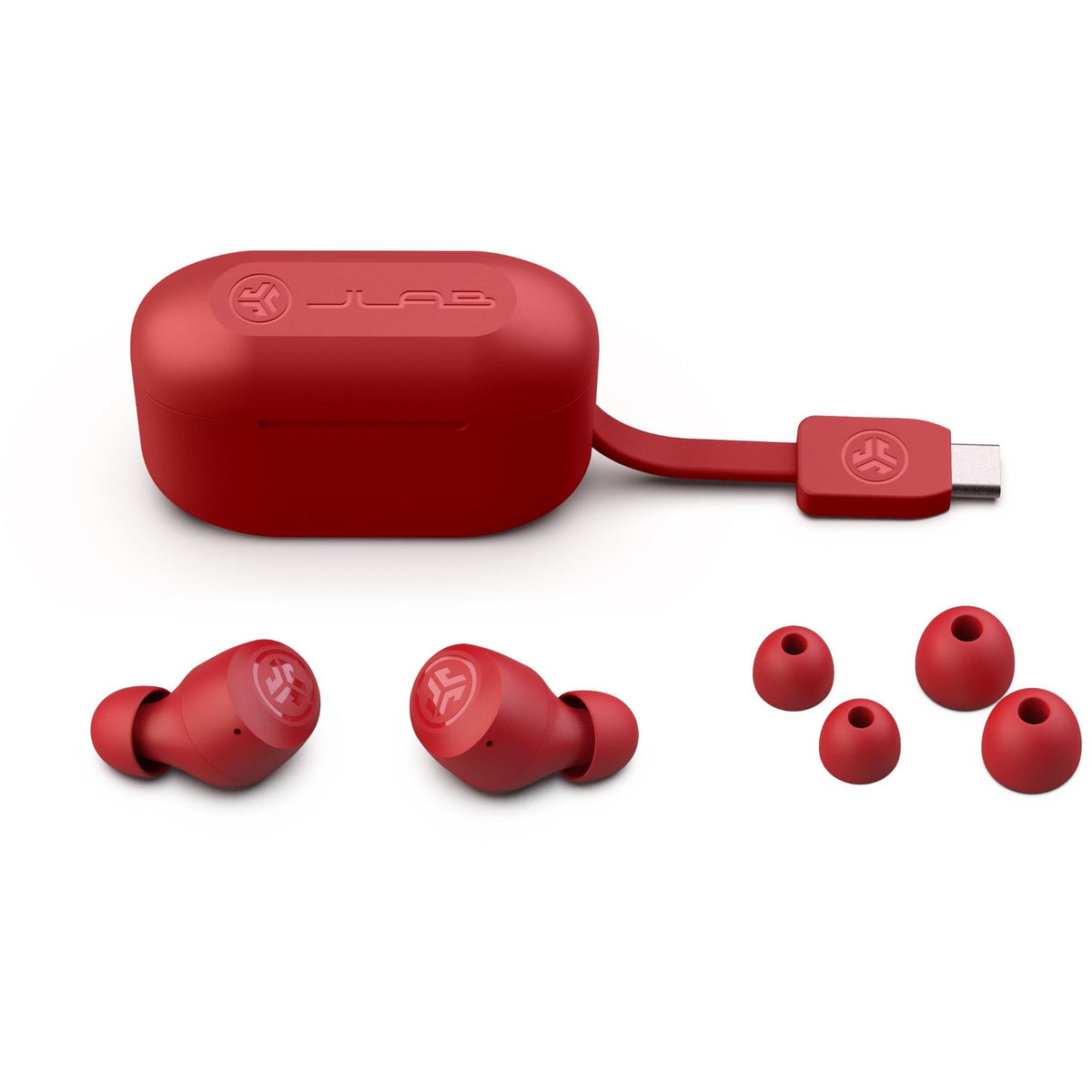 JLab Go Pop+ True Wireless Earbuds (Rose)