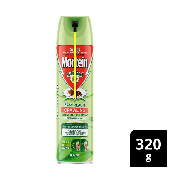 MORTEIN NATURGARD EASY REACH CRAWLING INSECT KILLER 320G