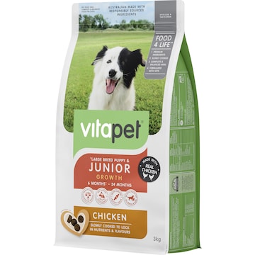 Vita Pet Dry Dog Food Junior Chicken 3kg