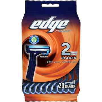Edge Mens Twin Blade Disposable 20 pack