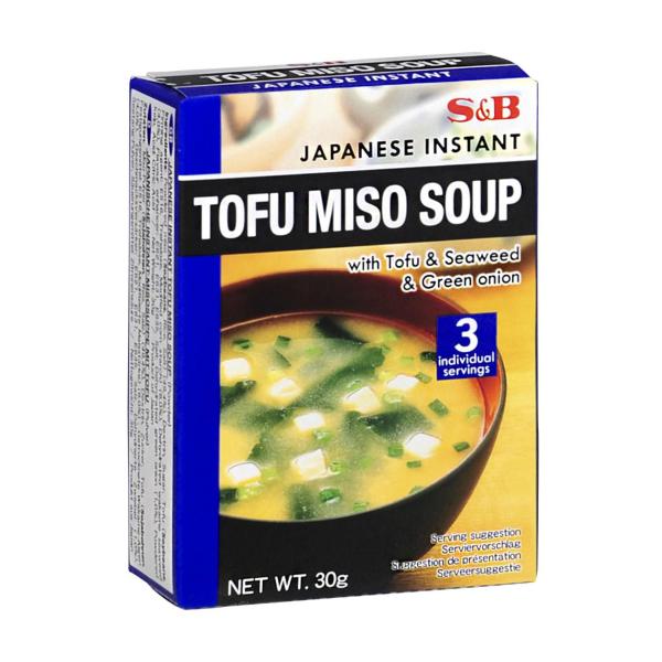 S&B JAPANESE INSTANT TOFU MISO SOUP 30G