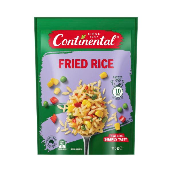 CONTINENTAL RICES RICE ORIENTAL FRIED 115G