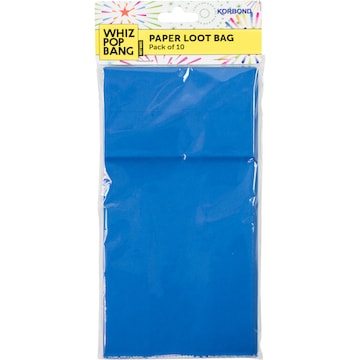 Whiz Pop Bang Paper Loot Bags Assorted 10 pack