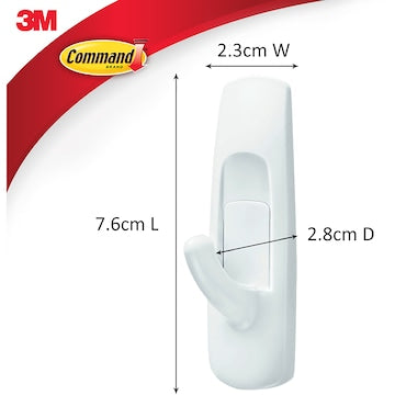 3M Command Mixed Hooks Value 8 pack