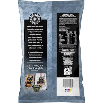 Red Rock Deli Potato Chips Honey Soy & Chicken 290g