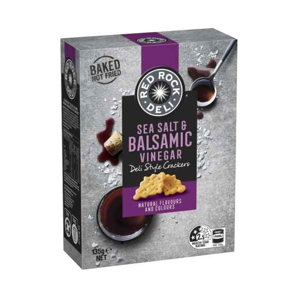 Sea Salt & Balsamic Deli Style Crackers