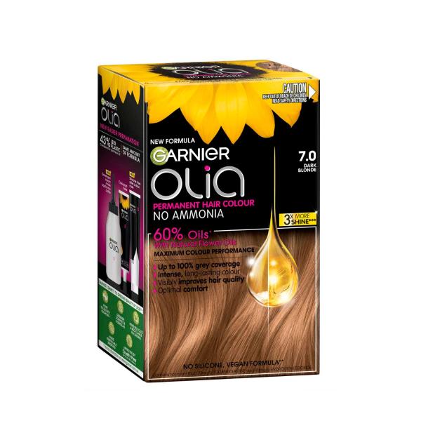 GARNIER OLIA HAIR COLOUR 7.0 DARK BLONDE 1PK