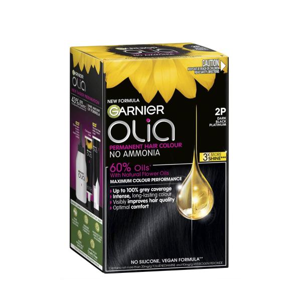 Olia Hair Colour 2P Platinum Black