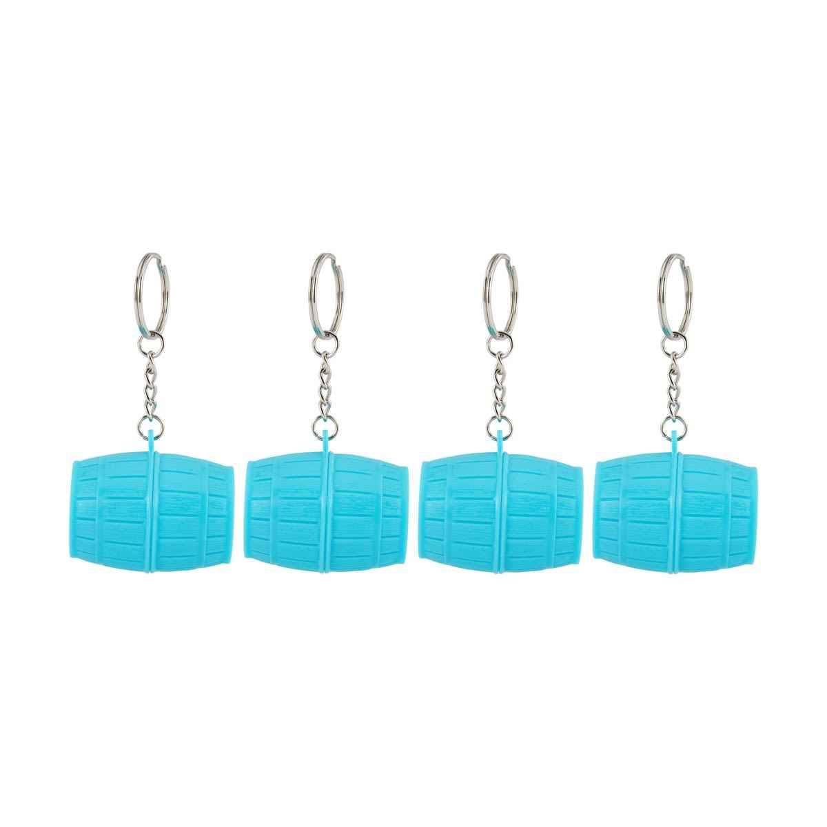 4 Piece Monkey in a Barrel Keychains