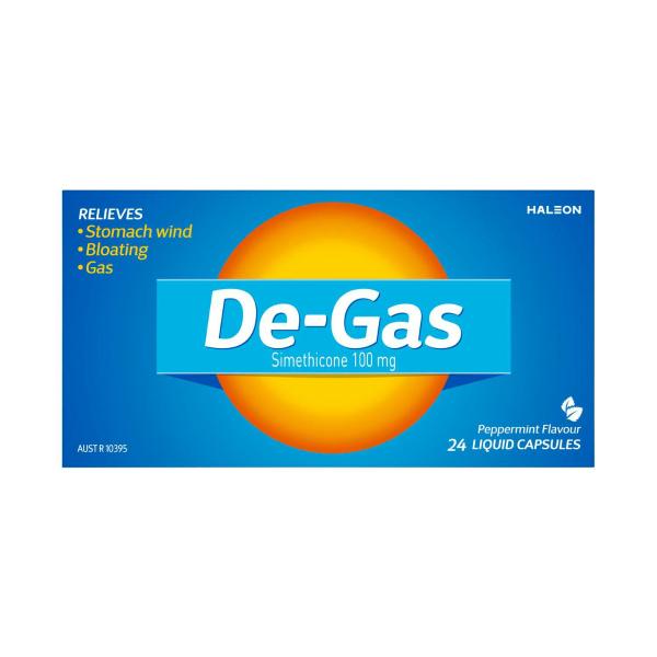 DE GAS CAPSULES PEPPERMINT