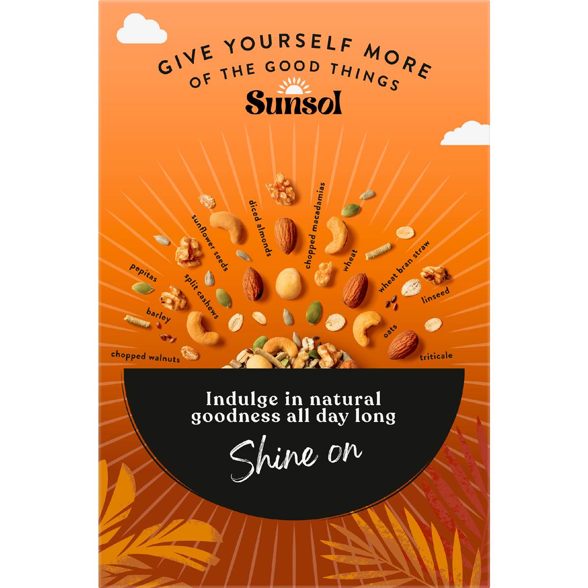 Sunsol Natural Muesli Almond Cashew Macadamia & Walnut 500g