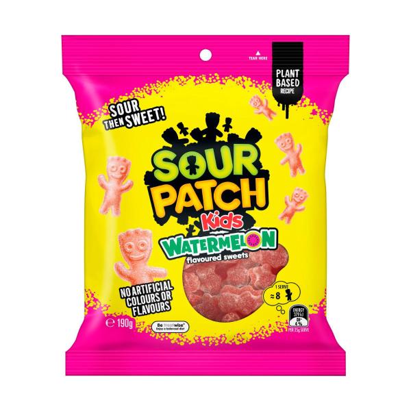 SOUR PATCH KIDS WATERMELON LOLLIES 190G