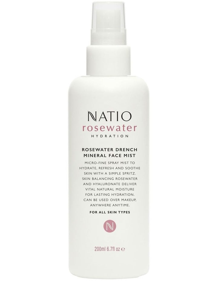 Rosewater Hydration Drench Mineral Face Mist 200ml