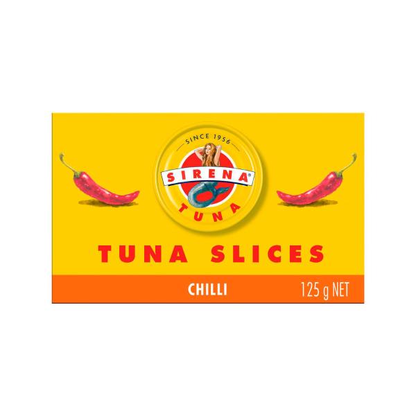 SIRENA TUNA SLICES:CHILLI:.:125 GRAM