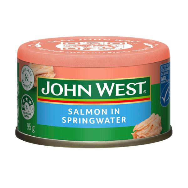 JOHN WEST SALMON SPRINGWATER 95GRAM