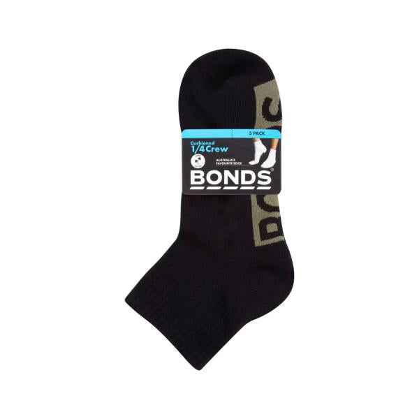 BONDS MENS QUARTER CREW LOGO SIZE 6+
