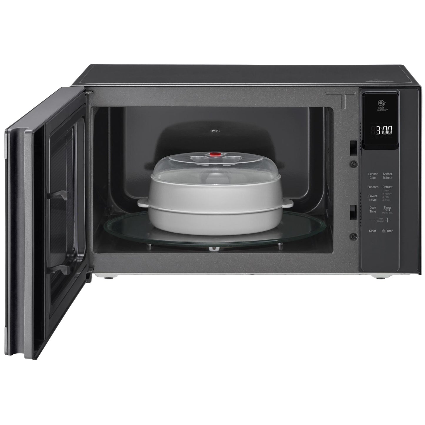 LG MS42960MBB 42L Microwave with Steam Bowl (Matte Black)