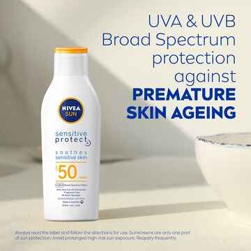 Nivea SPF 50 Sun Sensitive Protect Sunscreen Lotion 200mL