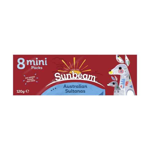 Australian Sultanas Mini Packs 8x15g