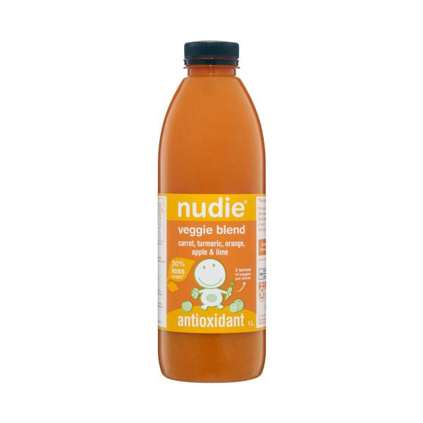 NUDIE ANTIOXIDANT CARROT TUMERIC ORANGE APPLE LIME1L