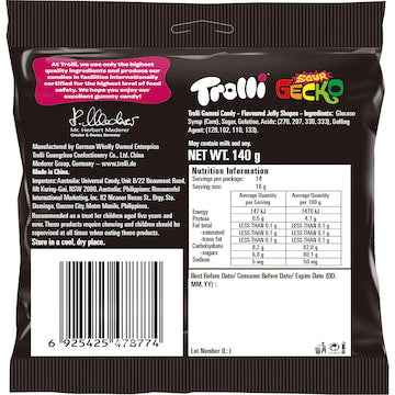 Trolli Sour Gecko 140g