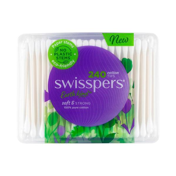 SWISSPERS COTTON TIPS PAPER 240 PACK