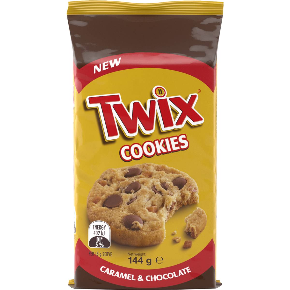 Twix Cookies Caramel & Chocolate 144g
