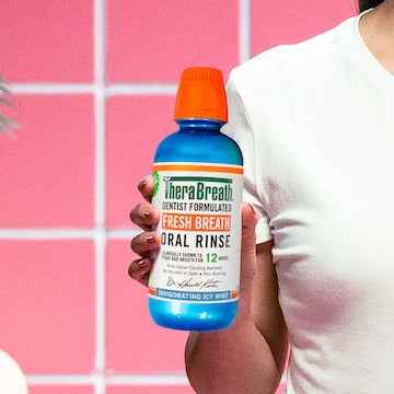 TheraBreath Mouthwash Invigorating Icy Mint 473mL