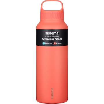 Sistema Stainless Steel Double Wall Bottle Assorted 1L each