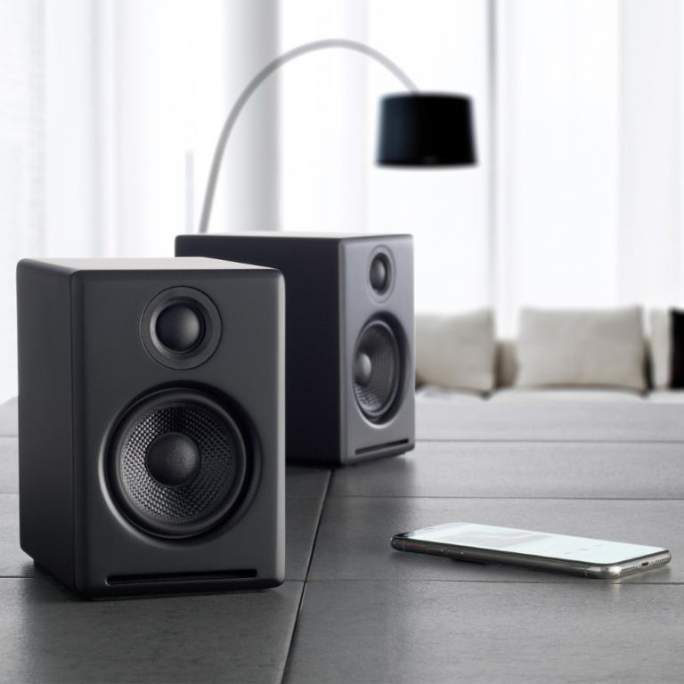 Audioengine A2+ Wireless Powered Speakers (Satin Black)