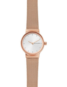 Freja Rose Gold Stainless Steel Mesh Luxury Watch SKW26
