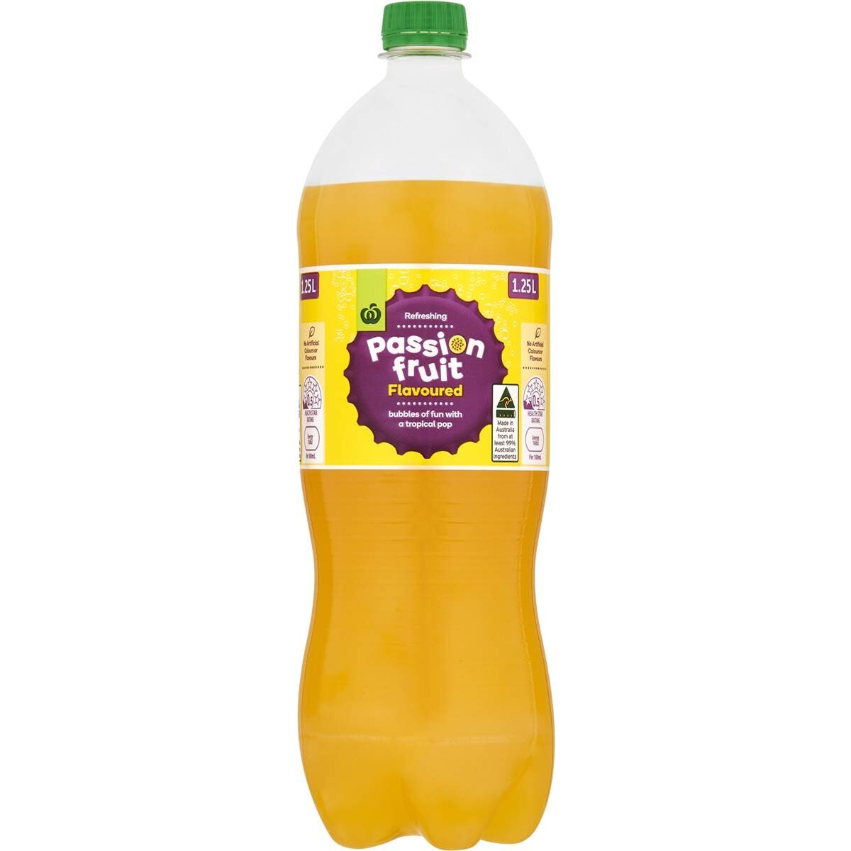 Woolworths Passionfruit Bottle 1.25l