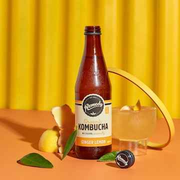 Remedy Kombucha Ginger Lemon 330mL
