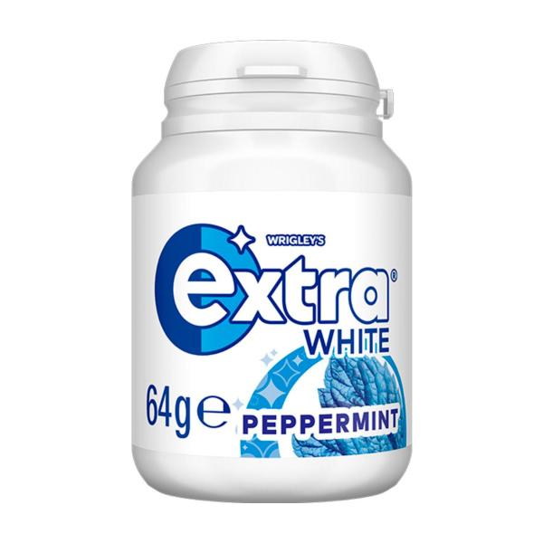 White Peppermint Sugar Free Chewing Gum Bottle