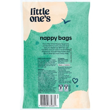 Little One's Nappy Bags Odour Neutralising 200 pack