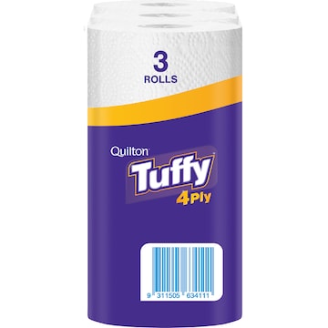 Quilton Tuffy 4 Ply White Paper Towel 3 x 60 pack