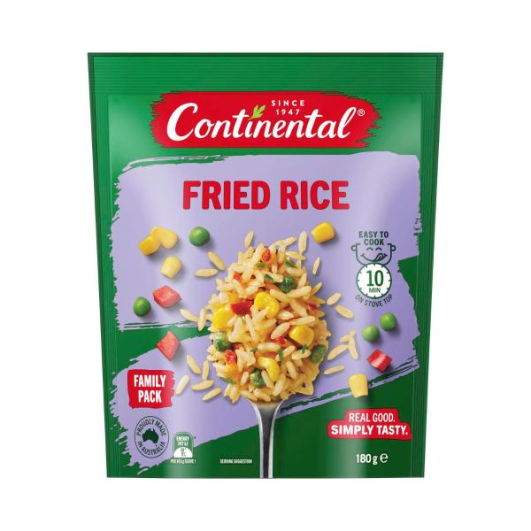 CONTINENTAL FAMILY RICE:ORIENTAL FRIED:.:180 GRAM