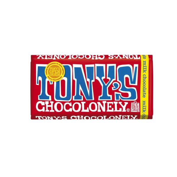 TONY'S CHOCOLONELY MILK CHOCOLATE 32% 180G